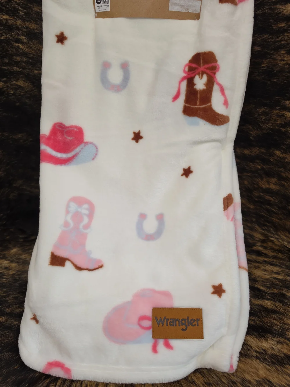 Wrangler Cowgirl Throw Blanket